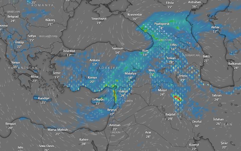 Meteoroloji saat verip 11 ili uyardı. Gök gürültülü sağanak vuracak 15